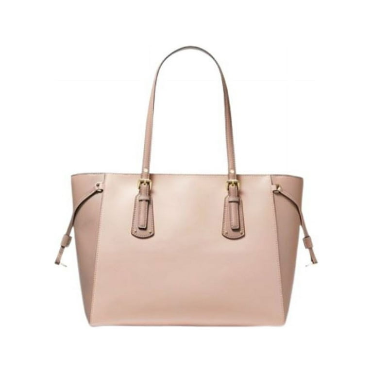 Michael Kors Women's Crossgrain Leather Voyager Tote Bag Michael Kors Women's Crossgrain Leather Voyager Tote Bag