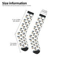 thumbnail image 2 of KLL Coffee To Go Pattern Print Cool Socks Men's Women's Crew Socks Funny Crazy Novelty Stockings, 2 of 6