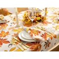 thumbnail image 5 of Printed Fall Tablecloth, Thanksgiving Autumn Leaves Collection - Wrinkle Free Table Cloth for Kitchen Dining Tabletop Decoration Parties Weddings, 60 x 120 Inch Rectangle, 5 of 6
