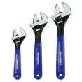 thumbnail image 5 of WORKPRO 3-Piece Adjustable Wrench Set, 6in, 8in & 10in Wrenches with Ergonomic Grip for Home, Garage, Workshop, 5 of 7