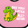 thumbnail image 4 of Inktastic See You Later Alligator Boys or Girls Baby Bib, 4 of 4