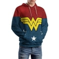 thumbnail image 5 of Won-der Women Hoodies for Men Women Novelty 3D Graphic Pullover Sweatshirt with Pocket, 5 of 8