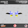 thumbnail image 2 of Kalair GFX Graphics Kit for Husqvarna TC125, TC250, FC350 and FC450 (2016-2018) Fatality Series, 2 of 5