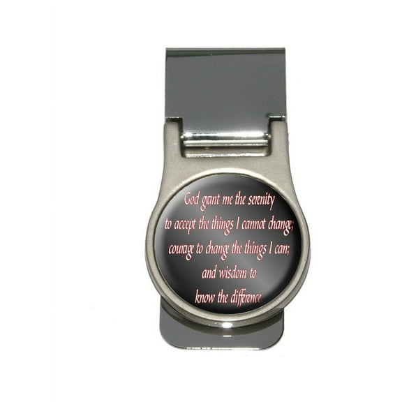 Serenity Prayer Money Clip