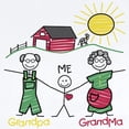 thumbnail image 2 of CafePress - Grandma, Grandpa And Me Infant Bodysuit - Baby Light Bodysuit, Size Newborn - 24 Months, 2 of 4