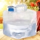 thumbnail image 4 of Cubo portador de agua con diseño plegable, transparente, compacto y construcción libre de BPA para beber, bañarse, 4 of 5