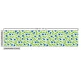 thumbnail image 2 of Fruits Fabric by the Yard, Flowering Blueberry Blossoms Vivid Leaf Branches Nature Plants Design, Upholstery Fabric for Dining Chairs Home Decor Accents, Violet Blue Lime Green by Ambesonne, 2 of 4