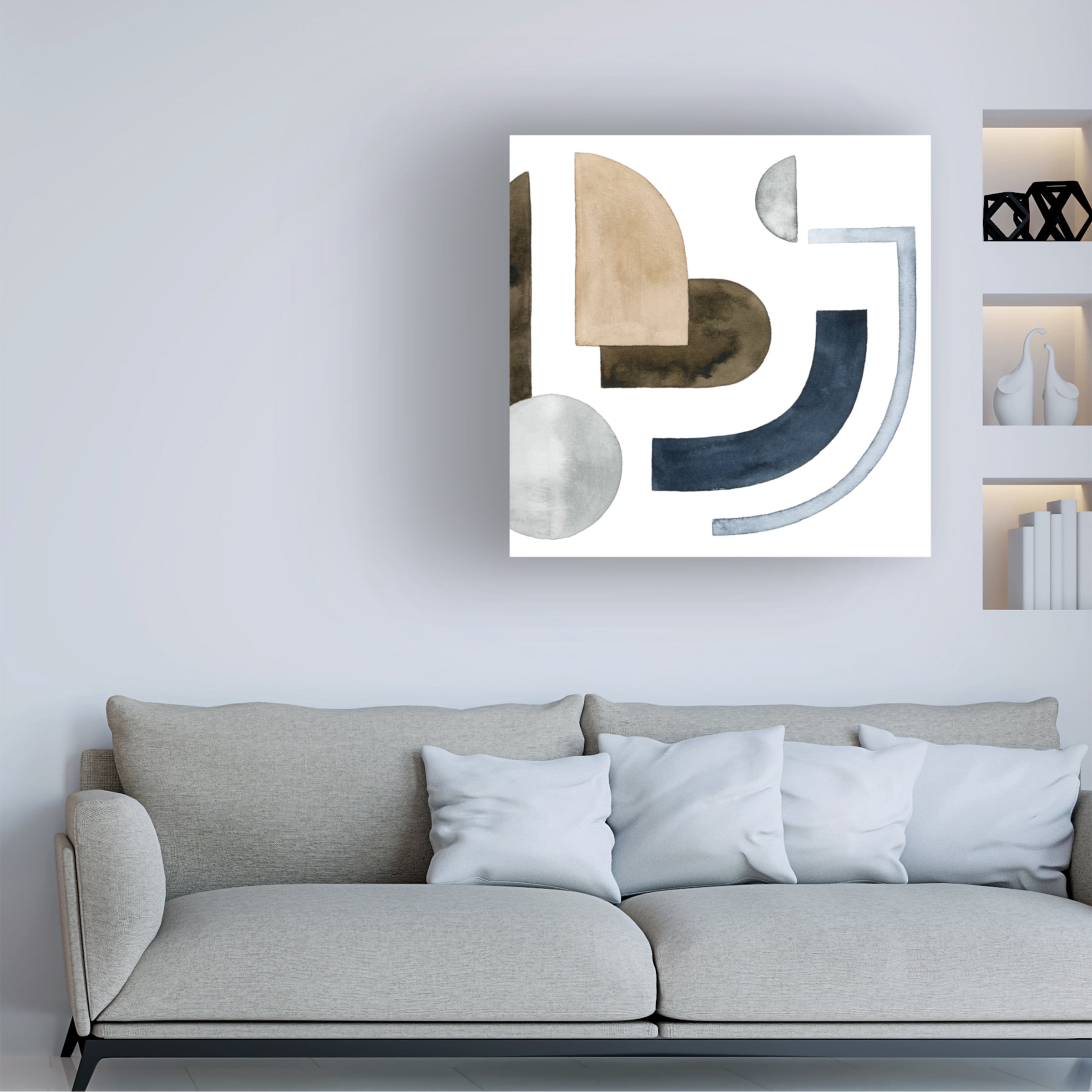 Grace Popp 'Moving Pieces III' Canvas Art