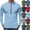 20# Sky Blue, variant on 2026 Men's Long Sleeve Sun Shirts Stand Collar 1/4 Zip Up Fishing Running Rash Guard Outdoor Lightweight T-Shirts,Black,L