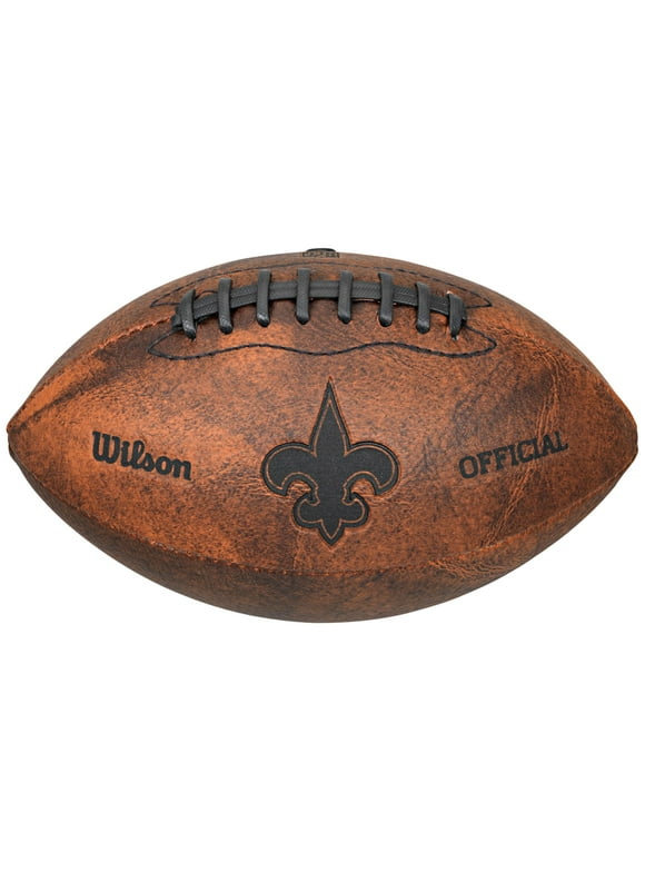 NFL - Wilson 9 Inch Throwback Football - New Orleans Saints