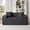 Dark Grey, variant on BOFANG Boneless Cloud Couch, Ready-to-Use. Modern 2-Seater Sofa for Compact Living Rooms,White
