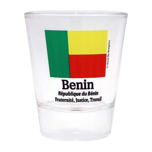 Benin Flag Shot Glass