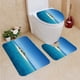 thumbnail image 1 of Juego de alfombras de baño de 3 piezas ABPHQTO Islas Fiji Mamanuca Alfombra de baño Alfombra de contorno y tapa de inodoro, 1 of 2