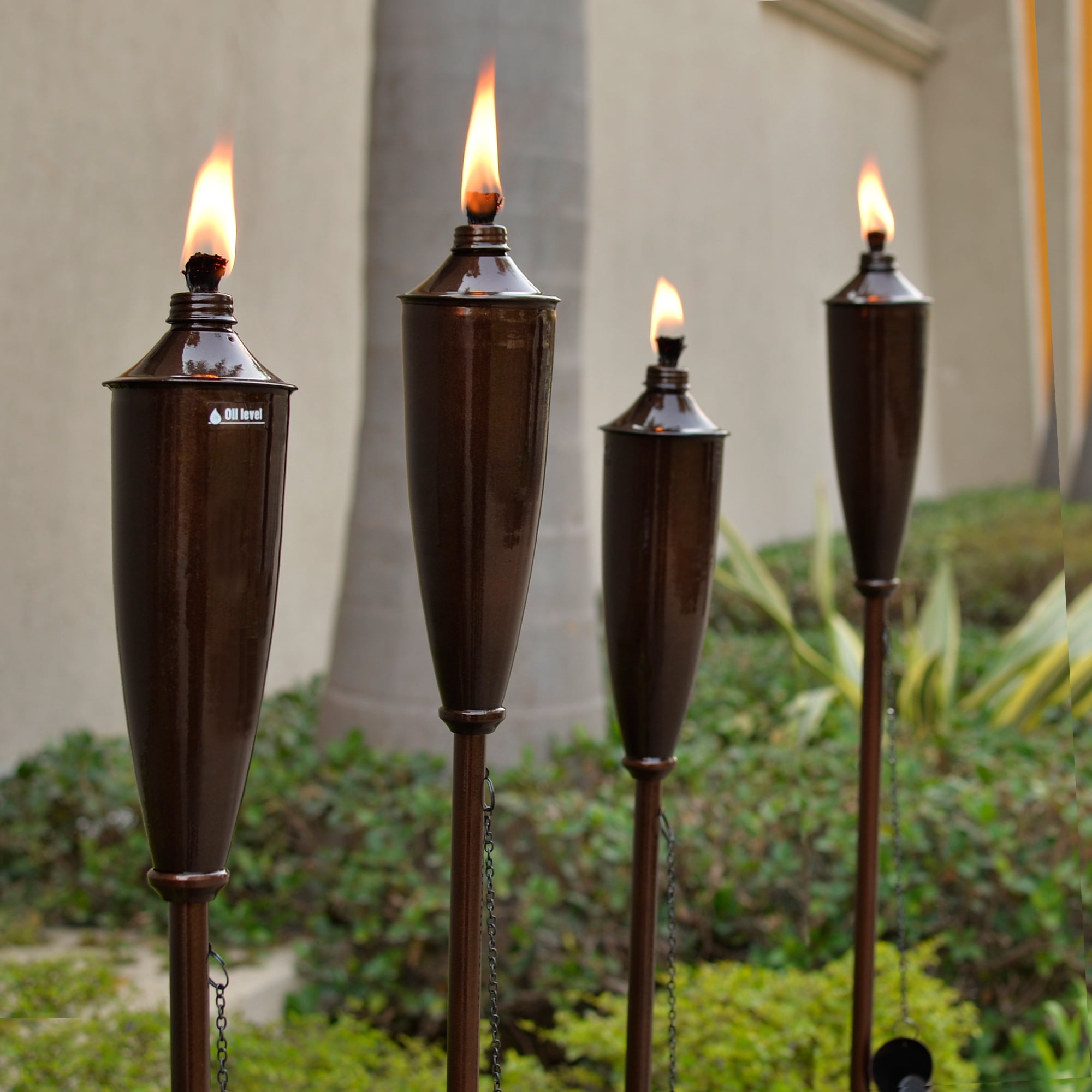Better Homes & Garden Outdoor Tabletop Copper Bowl Torch Decorative Torch Includes Snuffer Long-Lasting Fiberglass Wick