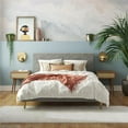 thumbnail image 2 of Mr. Kate Daphne Upholstered Bed with Vertical Channel Tufted Headboard, Queen, Light Gray Velvet, 2 of 26