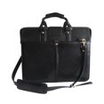 thumbnail image 4 of AmeriLeatherLeather Doctor's Carriage Bag - Top Grain Leather Briefcase for Men & Women-Color:Black, 4 of 5