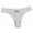 Gray, variant on Bigersell Womens Underwear High Waist Clearance Womens Bikini Underwear Thong Panty Style P-1279 Nylon Period Panties Thong Panties Briefs Mid Waist Women's Briefs Brown M