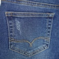 thumbnail image 5 of KIDSCOOL SPACE Big Boys Jeans,Kids Elastic Band Inside Ripped Holes Denim Pants,Deep Blue,9-11 Years, 5 of 5