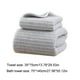 thumbnail image 3 of Juego de toallas de coral fleece y toalla de baño | Suave, absorbente y de secado rápido | Set de 2 toallas para cara y cuerpo para uso doméstico | Duraderas y resistentes a la decoloración, 3 of 6
