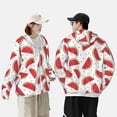 thumbnail image 6 of Fotbe Watermelon Men's Women's UPF 50+ Sun Protection Jacket Hooded Cooling Shirt with Pockets Hiking Outdoor Performance-Medium, 6 of 9
