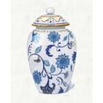 thumbnail image 3 of Adams, Emily 15x18 Black Modern Framed Museum Art Print Titled - Flora Chinoiserie I Textured, 3 of 5
