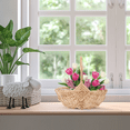 thumbnail image 4 of unbranded Cesta De Flores Tejida En Ratán Color Para Almacenamiento Decorativo Natural, 4 of 6
