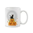 thumbnail image 2 of Black Cat On Pumpkins Mug - SPIdeals Designs,, 2 of 4