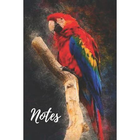 Parrot Notebook : cute parrots gift for bird and animal lovers (blank lined notebook) pets notepad for women / best for writing notes and ideas for home use, work or as a school homework book / journal for journaling / parrot (Best Type Of Parrot For A Pet)