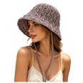 thumbnail image 2 of Crochet Knit Sun Hats for Women Foldable Packable Bucket Hat Summer Beach Hat, 2 of 5