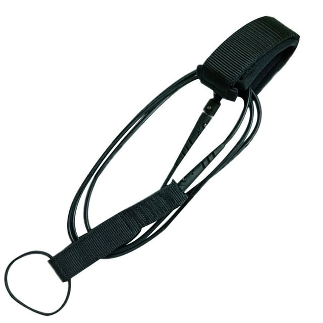 6 Feet 5.5mm Surfboard Foot Rope Safety TPU Nylon Stainless Steel Surf Leash