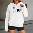 thumbnail image 4 of Football Hoodies for Women 2025 Long Sleeve Half Zip Hooded Sweatshirt with Pockets Y2K Pullover Tops, 4 of 6