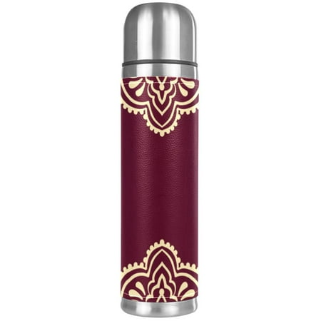 

Arabian Style Arabesque Pattern 1 Pattern Premium Insulated Water Bottle - Water Mug with Food-Grade PP Vacuum Insulated Leak-proof BPA-Free