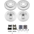 thumbnail image 2 of PowerStop Front and Rear Geomet Coated Brake Rotor and Pad Kit Fits: CADILLAC Select Models CRK7292, 2 of 5