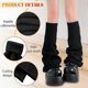 thumbnail image 2 of Autumn and winter design niche socks, jk hot girl socks, women's Lolita thermal short leg covers, winter warm leg covers knitted boot covers for girls, 2 of 5