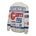 thumbnail image 7 of Men's Mitchell & Ness  Heather Gray New York Giants All Over Print Vintage Fleece Crewneck Sweatshirt, 7 of 7