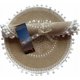 thumbnail image 5 of Juego de 4 manteles individuales redondos para mesa de comedor estilo bohemio con forma de bola blanca para invierno, 5 of 5