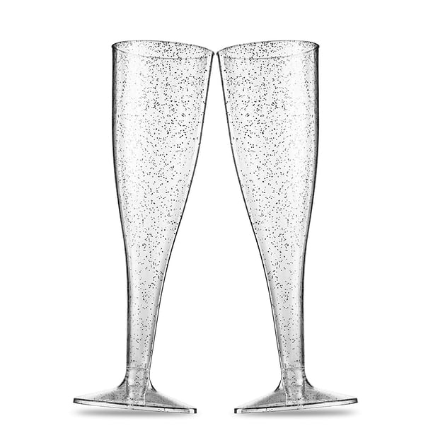 plastic wedding flutes