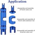 thumbnail image 4 of VONKY Valve Core Leak-proof Replaceable Aluminum Alloy Professional Repairing Tool Set Accessory Replacement for Continental, 4 of 8