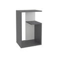 thumbnail image 6 of We Have Furniture Side Table Sallis, Living Room, Onyx/White, 6 of 7