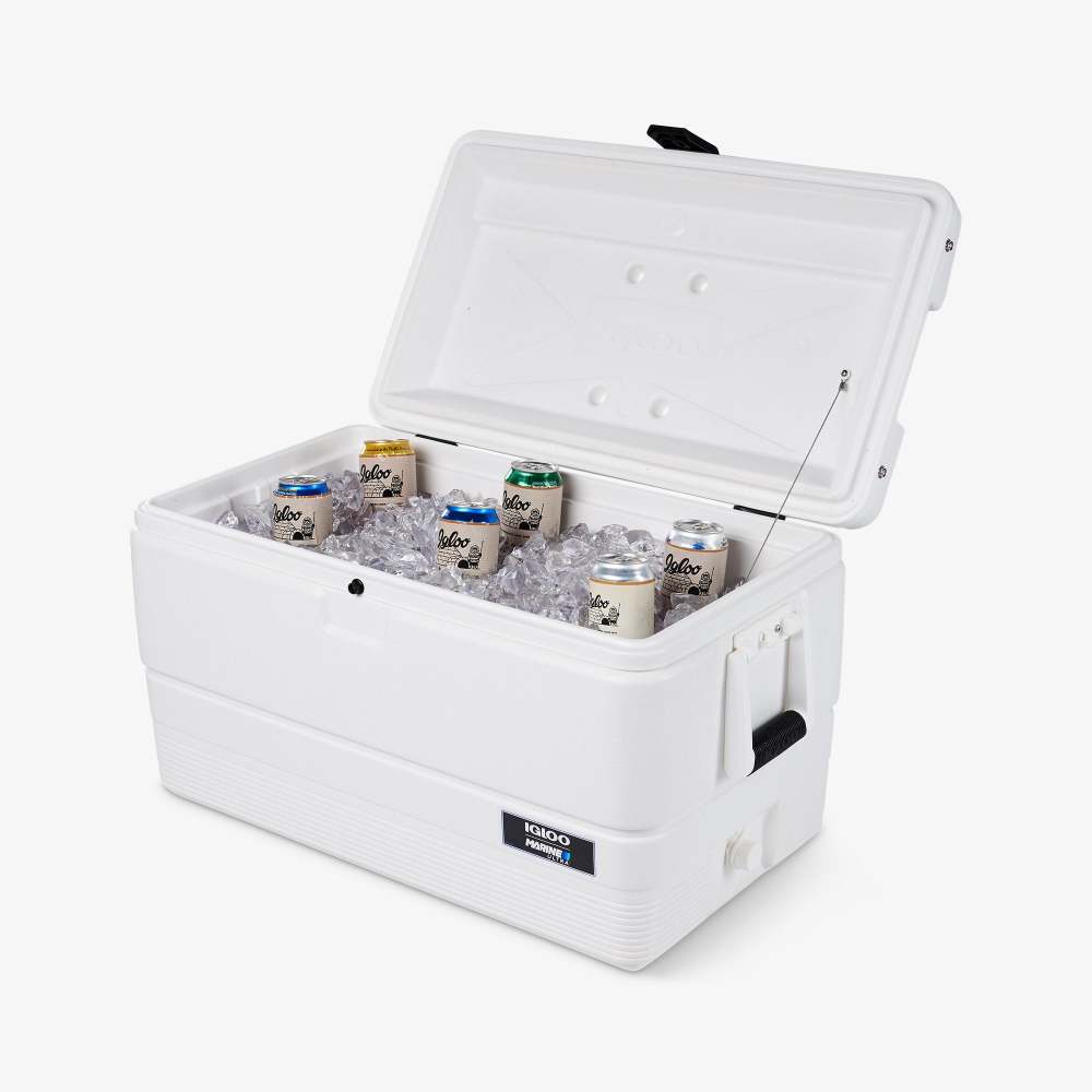 Igloo 72 QT Hard Sided Ice Chest Cooler, White - image 3 of 6