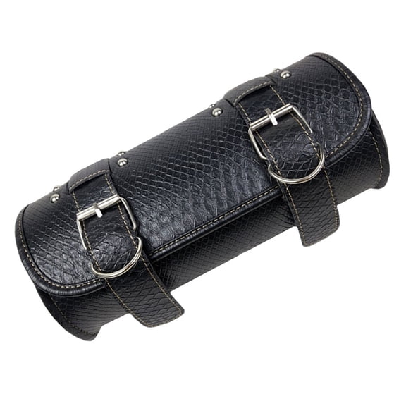 ELAYARD Motorcycle Handle Bag Motorcycle Gear Storage Black Artificial for Long Distance Travel 1Pcs