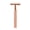 Rose Gold, variant on Rose Gold Traditional Double Sided Blade Manual Shaver For Men Stainless Steel Retro Beard Razor
