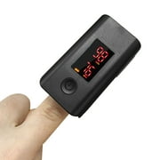 Genkent Fingertip Pulse Oximeter, Blood Oxygen Saturation Monitor (SpO2) with Digital OLED Display, Black