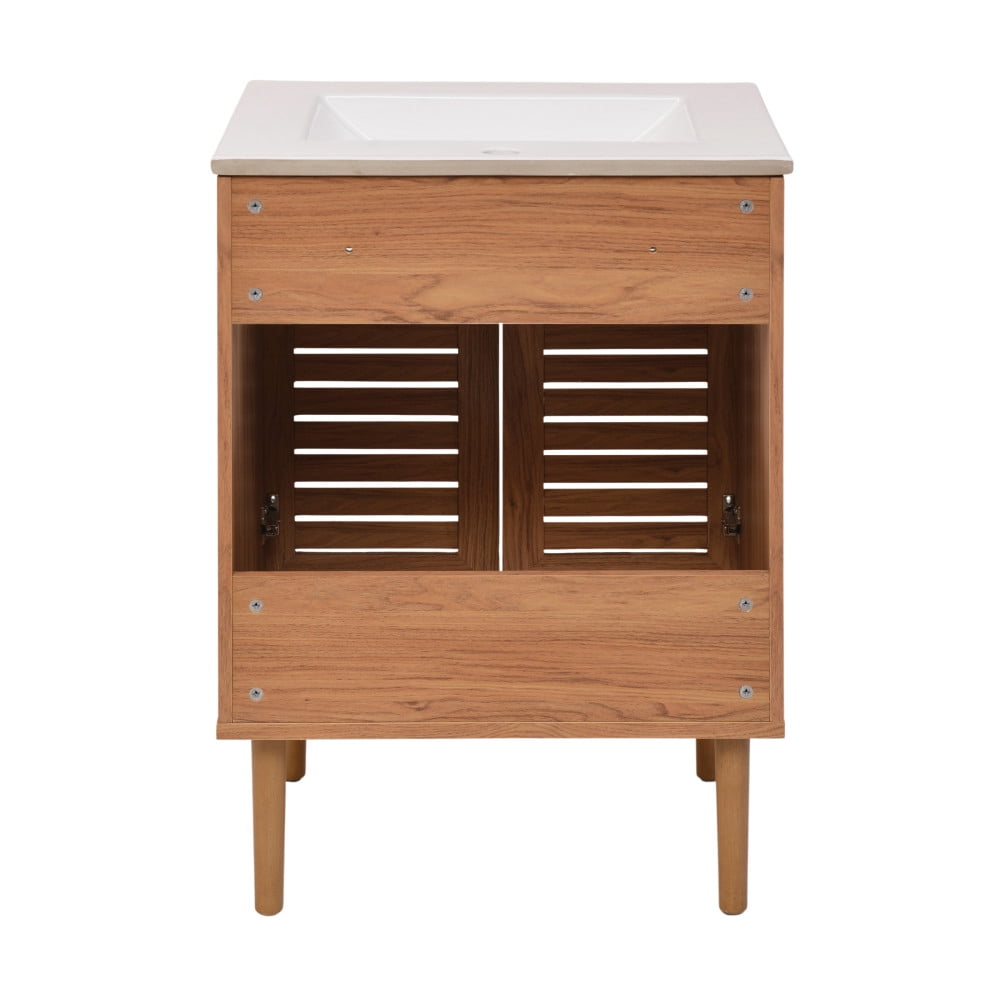 Bron 24" Bathroom Vanity in Oak