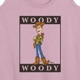 thumbnail image 3 of Toy Story 4 - Type Block Woody - Women's Racerback Tank Top, 3 of 5
