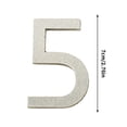 thumbnail image 2 of Placas de matrícula plateadas de acrílico de 7 cm, decoración moderna y elegante, material acrílico duradero, versátiles para el hogar y la oficina, arte de pared llamativo, para sala de, 2 of 9