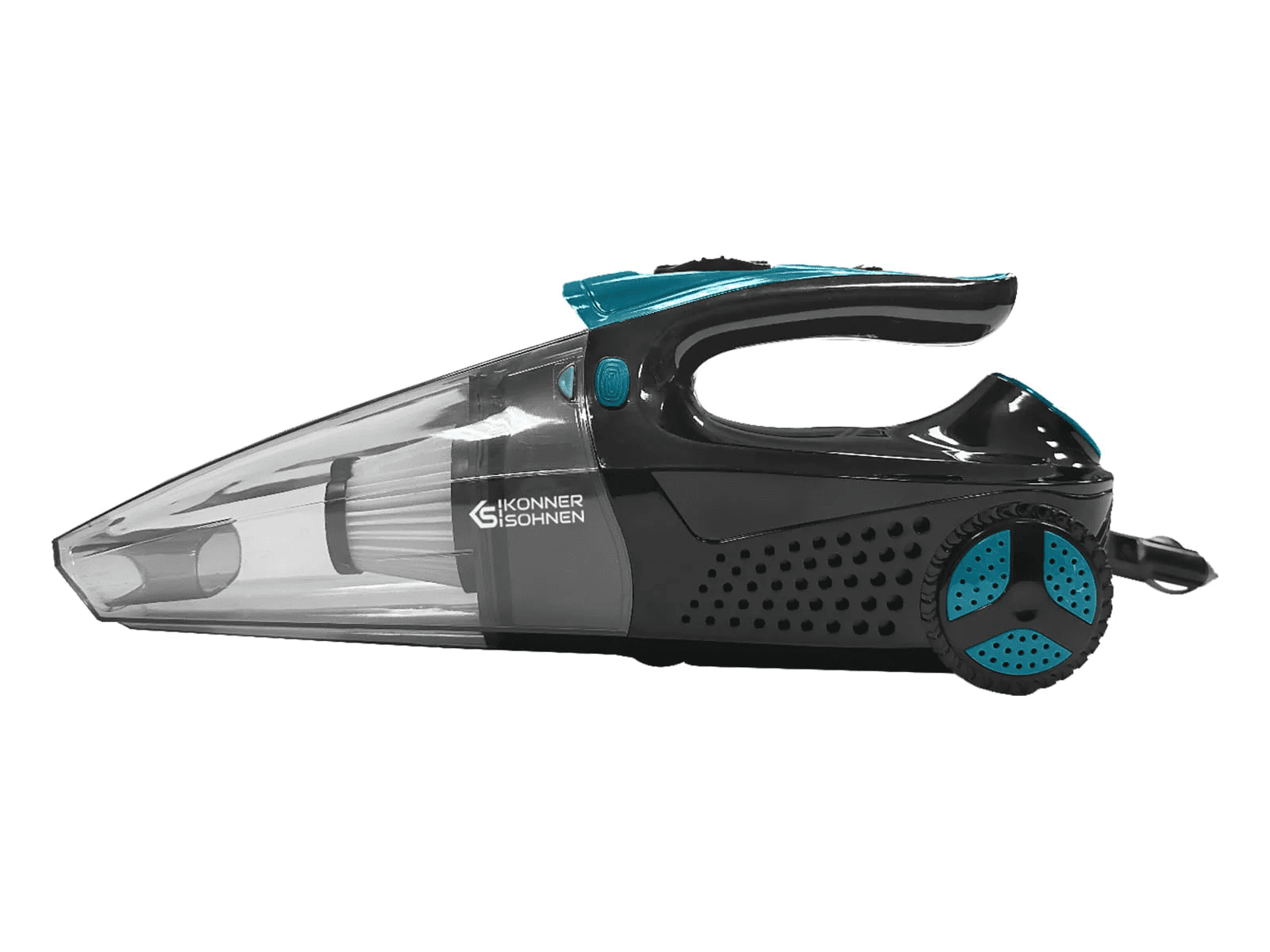 Konner & Sohnen Car Vacuum Cleaner with Air Compressor (150 PSI) - 3000 Pa 80W Portable Powerful Handheld Mini Vacuum Cleaner – Lightweight, LED Light, Accessories for Car, RV, Boats, Travel