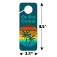 thumbnail image 6 of Sunset with Palm Trees Graphic Plastic Door Knob Hanger Sign, 6 of 6