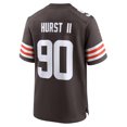 thumbnail image 3 of Men's Nike Maurice Hurst II  Brown Cleveland Browns Team Game Jersey, 3 of 6