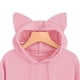 thumbnail image 2 of Camisa con capucha de mujer con estampado de gato de dibujos animados de ajuste holgado Sudadera con capucha de cuello redondo de manga larga Eigraketly FS9881-02, 2 of 6
